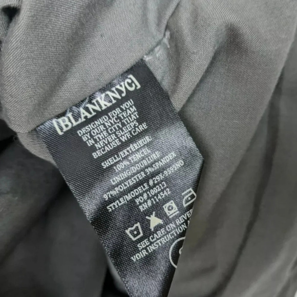 BLANKNYC Knit Moto Drape Cowl Zip Up Jacket Zipper - Picture 7 of 7